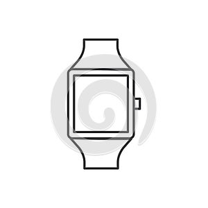 Vector of hand watch icon