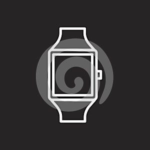 Vector of hand watch icon