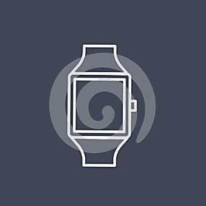 Vector of hand watch icon