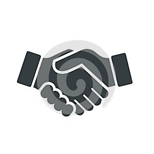 Vector of Handshake Icon - vector iconic design photo