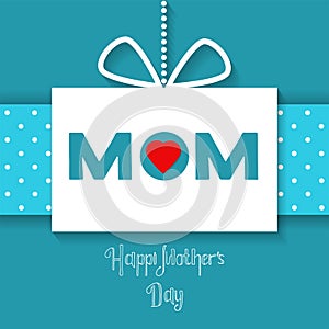 Vector Happy Mothers Day celebration card