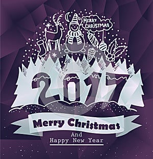 Vector Happy New Year illustration