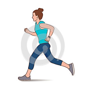 Vector about Healthy lifestyle concept illustration