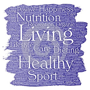 Vector healthy living positive nutrition sport
