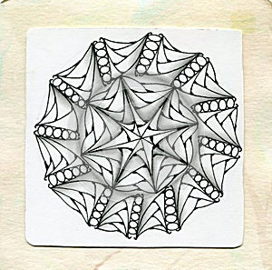 Vector henna tattoo zentangle.Fresh and simple style. Coloring book page.