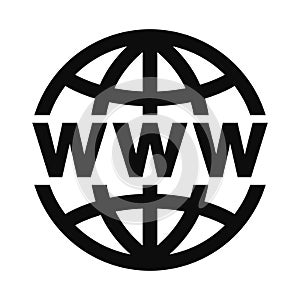 World Wide Web WWW illustration icon