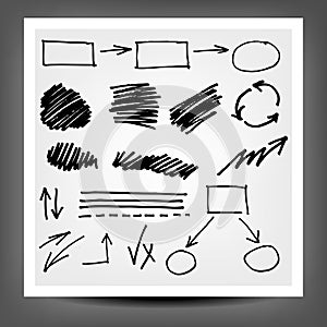 Vector highlighter elements