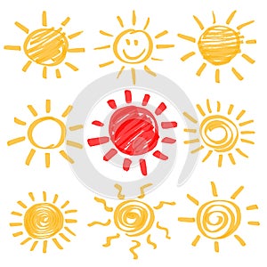 Vector Highlighter Sun Set