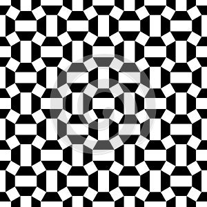 Vector hipster abstract geometry pattern, black and white seamless geometric background