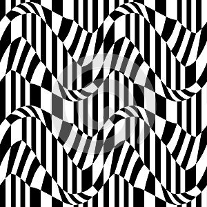 Vector hipster abstract geometry pattern, black and white seamless geometric background, subtle pillow and bad sheet print