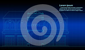 Historic Thai building outline.