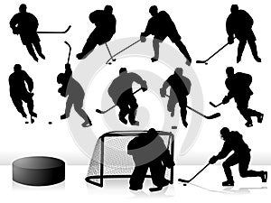 Vector Hockey Players