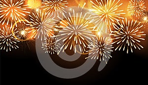 Vector holiday firework