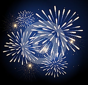 Vector holiday firework