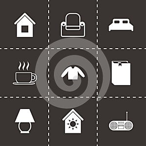 Vector homey icon set