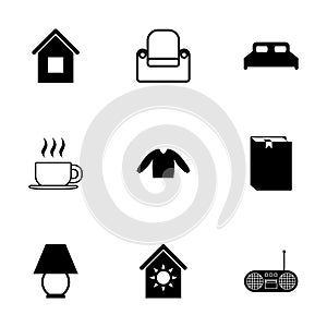 Vector homey icon set