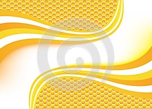 Vector honey background