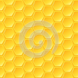 Vector Honeycomb Seamless Pattern