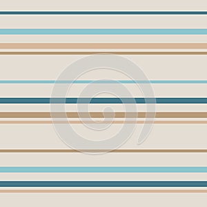 Vector horizontal stripes seamless pattern. Elegant pastel colored texture