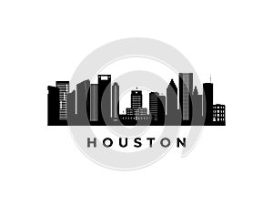 Vector Houston skyline.