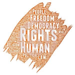 Vector human rights political freedom democracy