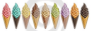 Vector Ice Cream Set