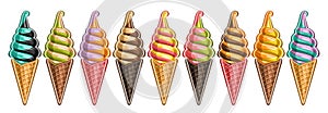 Vector Ice Cream Set