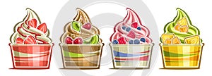 Vector Ice Cream Set