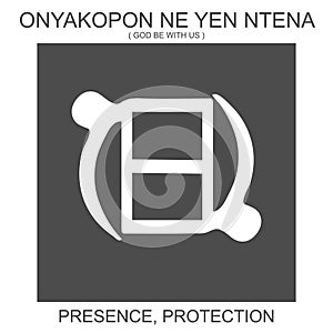 Icono solo. de la presencia a proteccion 