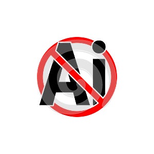 Vector icon for Artificial intelligence generated content