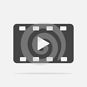 Vector icon contract with stamp. Icon important document