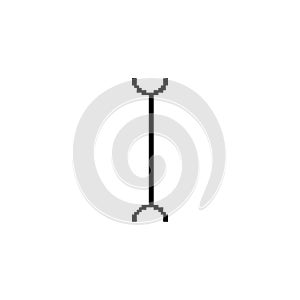 Vector icon for cursor and text marker in UI tools.