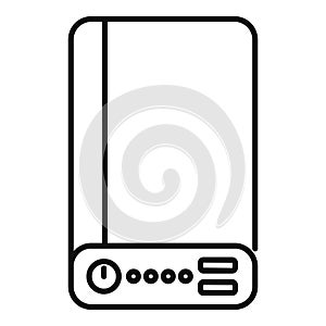 External hard drive icon illustration