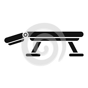 Vector icon of gymnastics pommel horse photo