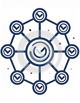 Efficient Time Management Network Icon