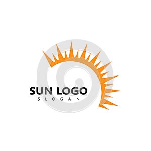 Vector Icon Logo Template Sun