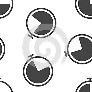 Vector icon speedometer. Flat image speedometer seamless pattern on a white background