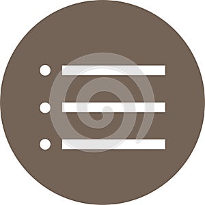 Vector of an icon for a toolbar in the application