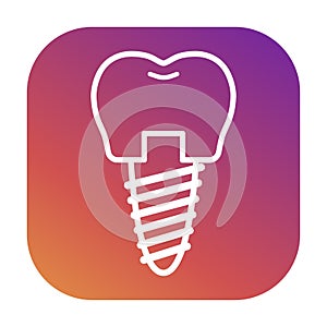 Vector icons for dental clinics, orthodontics