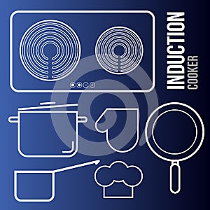 Icono vectorial placas a La cocina platos 