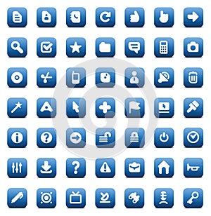 Vector icons for interface