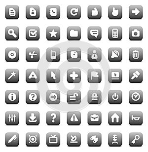 Vector icons for interface