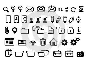 Vector Icons for interfaces