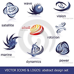 Vector icons & logos set