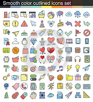 Vector icons set