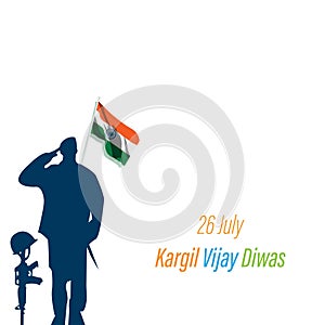 VECTOR ILLUSTRATION FOR 26 JULY VIJAY KARGIL DIWAS