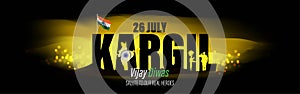 VECTOR ILLUSTRATION FOR 26 JULY VIJAY KARGIL DIWAS