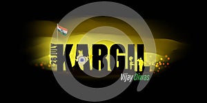 VECTOR ILLUSTRATION FOR 26 JULY VIJAY KARGIL DIWAS