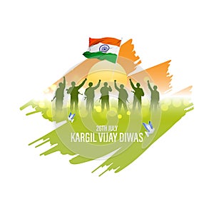 VECTOR ILLUSTRATION FOR 26 JULY VIJAY KARGIL DIWAS