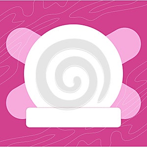 a vector illustration with an abstract design, suggests a communication frame for a greeting card photo